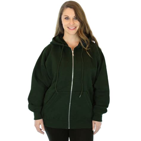 women's heavyweight zip up hoodie.